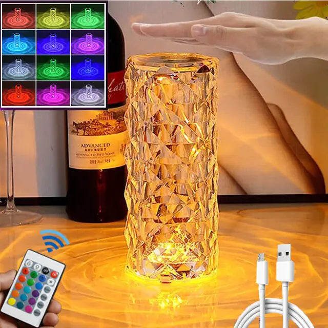 16Colors USB Rechargeable LED Room Decor