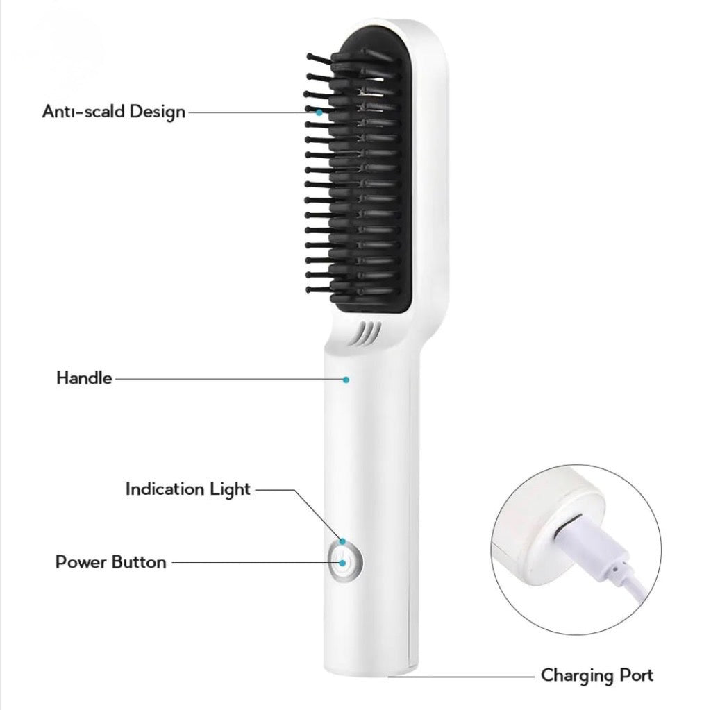 Hair Straightener Charging Comb
