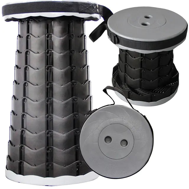 Portable Telescoping, Collapsible Stool Chair