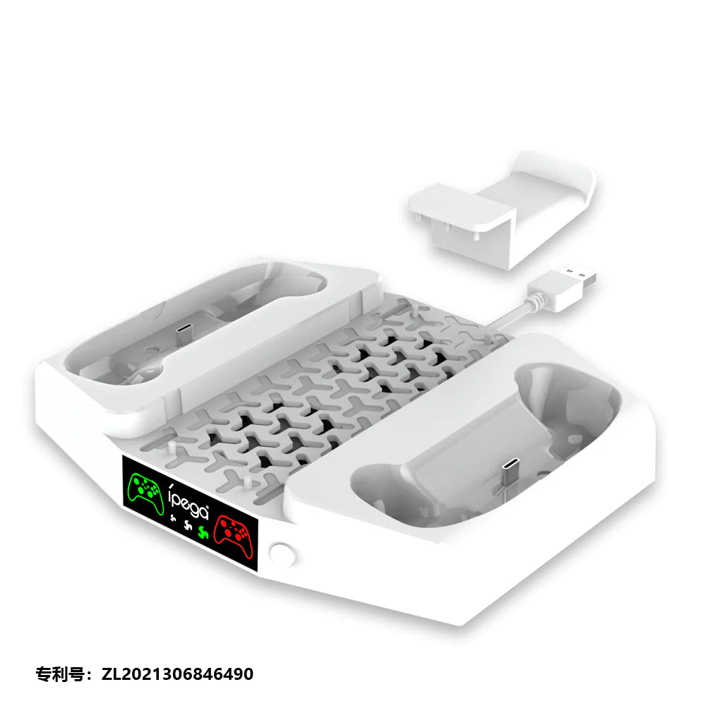 Charger Stand with Cooling Fan for Xbox series S Console and Controller Dual Charging Dock