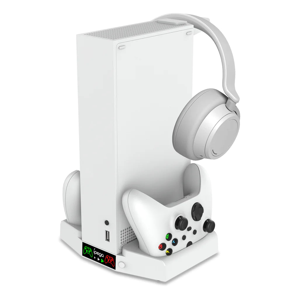 Charger Stand with Cooling Fan for Xbox series S Console and Controller Dual Charging Dock