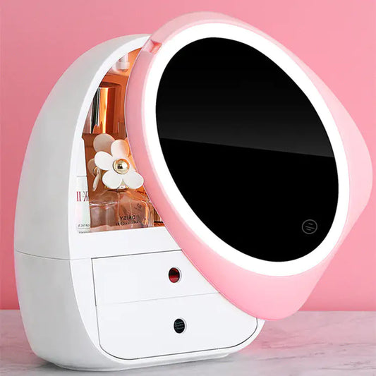 Cosmetic Mirror Organizer All In One