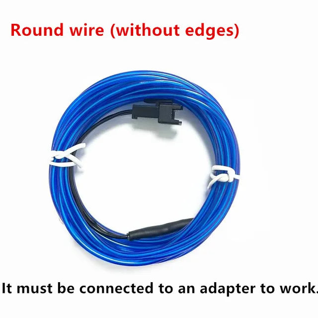 Led Neon Dance Party Atmosphere Decor Lamp Rope Tube Waterproof Multicolor