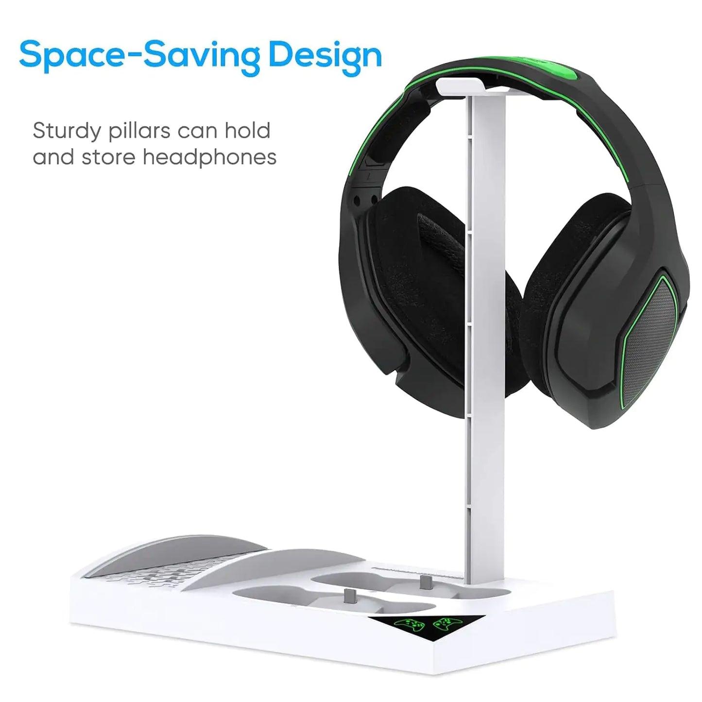 Charger Stand with Cooling Fan for Xbox series S Console and Controller Dual Charging Dock